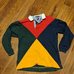 Tommy Hilfiger long polo shirt Vintage